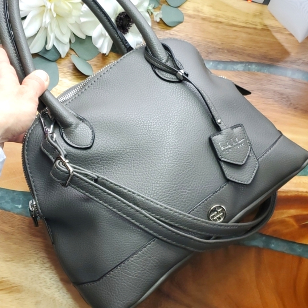 Nicole Miller New York Satchel with Crossbody Strap - Picture 2 of 12